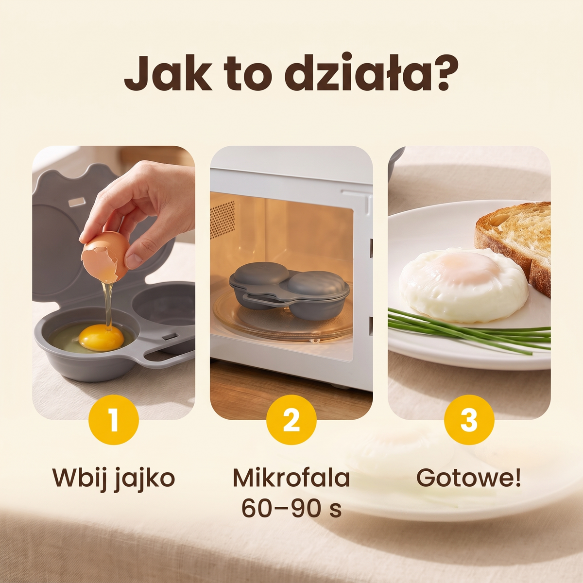 Jak działa Jajito – 3 kroki